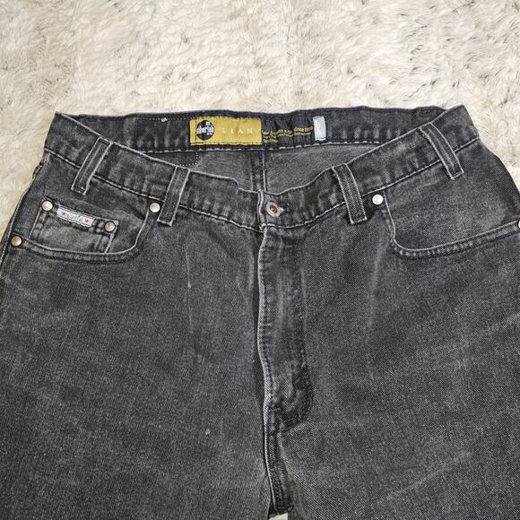 Levis Vintage Silvertab Black Denim Jeans Size 32x33 - Picture 4 of 14